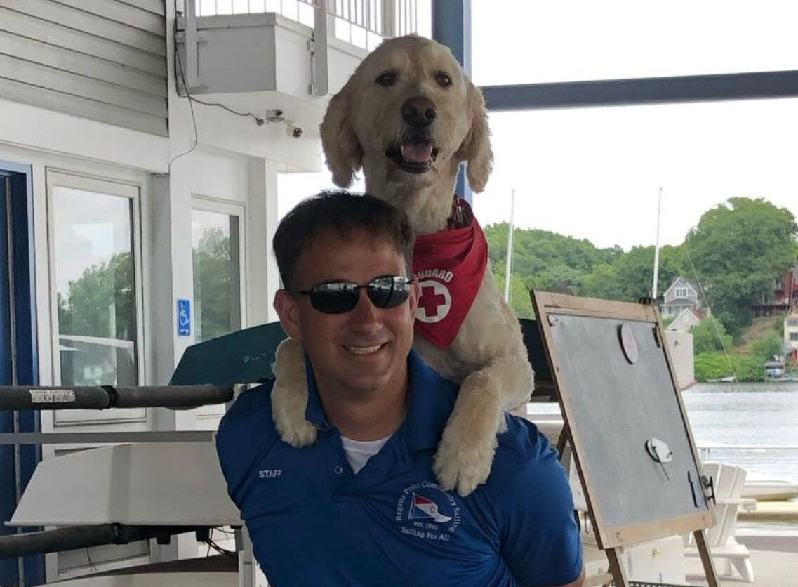 Meet Bentley: Regatta Point’s canine lifeguard