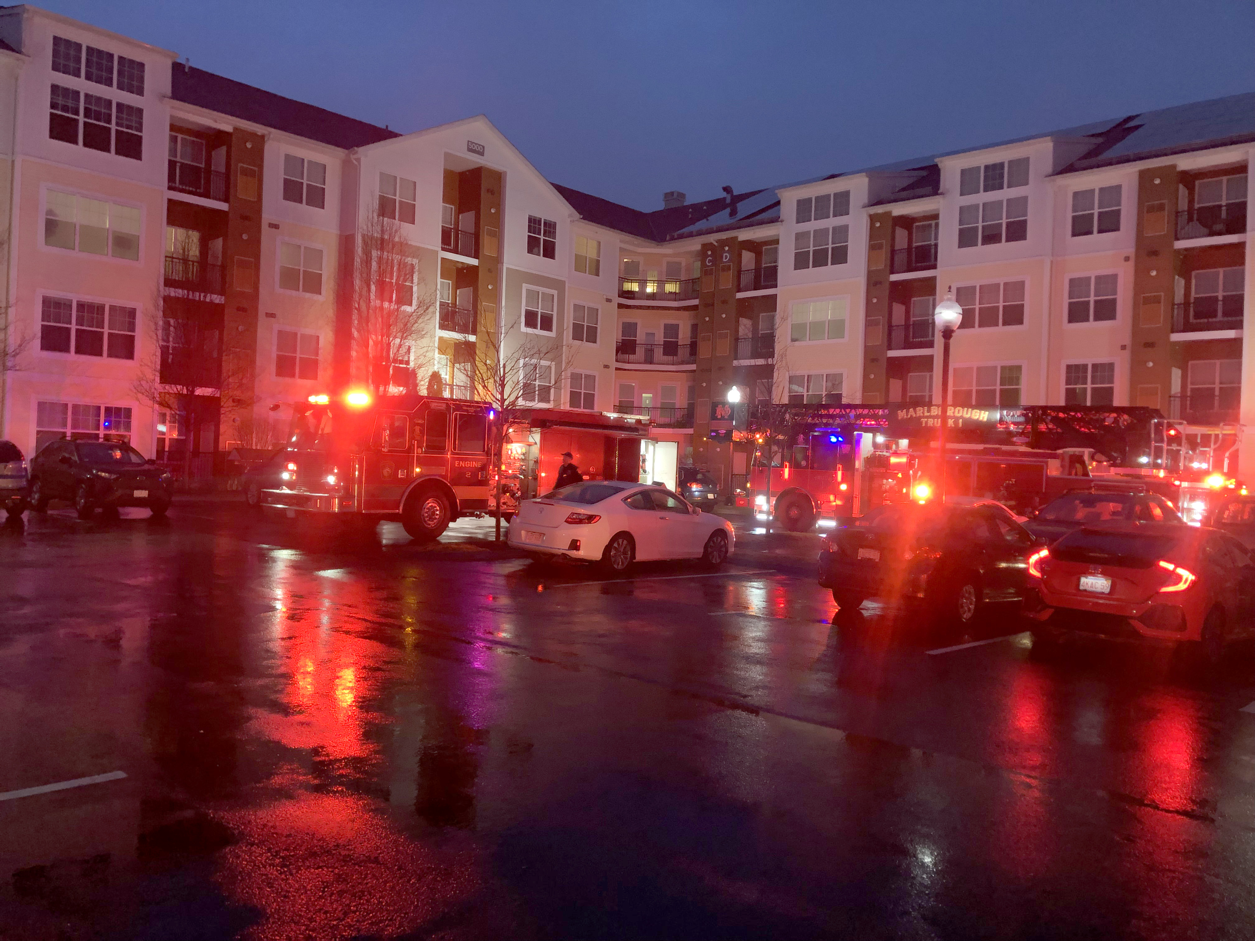 Marlborough firefighters battle fire in Avalon Bay apartment