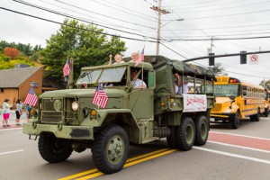 One of the trucks in the parade. Photo/Jeff Slovin 