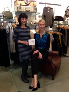 Dr. Jean Keamy (left) and Heather Vicidomino at Lyn Evans Potpourri Designs in Westborough. (Photo/submitted)