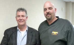 General Manager Peter Ferraro (l) and Service Manager David Lamberg File photo 