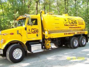 One of the CSI/Culley’s Septic trucks Photo/submitted 