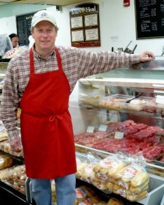Tom Lowe, owner of Lowe's Variety & Meat Shop in Northborough. Photo/Nancy Brumback