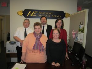 The Westborough staff of Northeast Insurance Agency, Inc. File photo/Bonnie Adams 