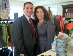 Billy and Lisa Oates, owners of The Treasure Chest boutique. Photo/Nancy Brumback