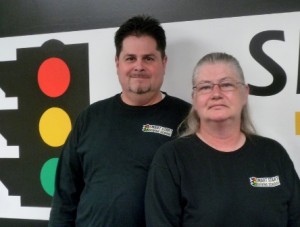 John Scricco, owner and instructor, and Connie Dressler, instructor, Smart Start Driving School Photo/Nancy Brumback