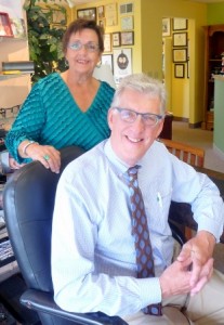 Jim and Eddi Magay of Magay & Barron Eye Center. Photo/Nancy Brumback