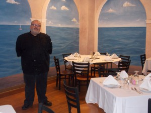 Executive Chef Albert Sousa in the Riverview dining room. Photo/Valerie Franchi
