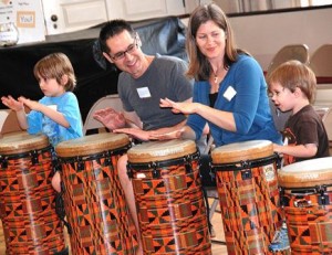 Drumming up family fun