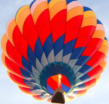 Hudson hosts balloons from dawn to dusk