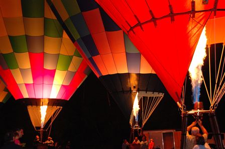 Hudson hosts balloons from dawn to dusk