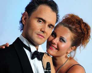 Clarinetist Georges Devdariani and soprano Maria Lyudko (photo/submitted)