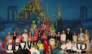 The cast of  “The Little Mermaid Jr.”