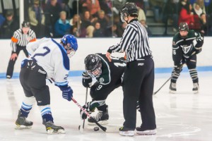 The Grafton/BVT Indians and Worcester Wildcats faced off in a quarter-final playoff game at Buffone Skating Arena.