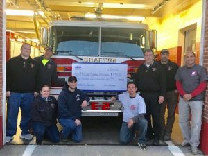 Grafton Fire Department ‘fills the boot’ for MDA