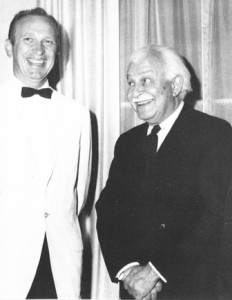 Fred Orkiseski with Arthur Fiedler, the long-time conductor of the Boston Pops Orchestra. (Photo/submitted) 