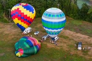 Balloons preparing to take off at the Hudson Elks Balloon Festival Media Day Aug. 14. Photo/Jeff Slovin 