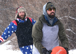 Snowflakes fall for 18th charity kickball tourney