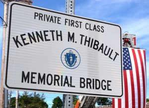 Downtown Hudson bridge dedicated to PFC Kenneth M. Thibault