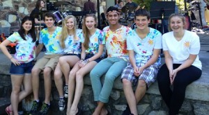 Hudson YSAP Youth Workgroup members and event volunteers (From L to R): Leia Owen, Buren Andrews, Mikenna Doherty, Sammy Myette, Vini Bulhoes, Patrick Reynolds, and Kennedy Prashaw. 