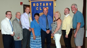 (l to r) Past President Jeff Hoisington, Directors Ed Soave and Chris Yates, Treasurer Cecilia Andrade, President Marty Libby, Secretary Robin Frank, Director Justin Provencher, and President Elect Greg Parker. (Photo/submitted)