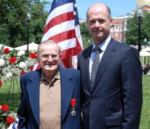 Hudson veteran honored for WWII service