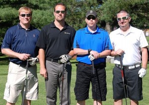The St. Mary's Credit Union foursome is comprised of Dave McHugh, John Hendrikse, Ken Mulry, and Darrel Hill.