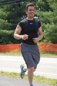 Special Olympics Director of Communications Chris Richie participates in a Friday 5K last year. (Photo/submitted)