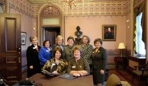 The General Federation of Women’s Clubs’ Executive Committee at the White House Jan. 21. (Photo/submitted)