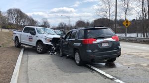 Three injured in Marlborough motor vehicle collision