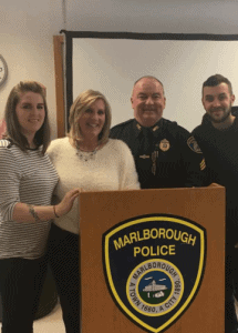 Marlborough police sergeant retires in his hometown