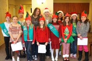 Girl Scouts spread cheer