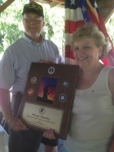 Veteran of the Year Wayne Stanley and his wife, Rosemary. (Photo/submitted)