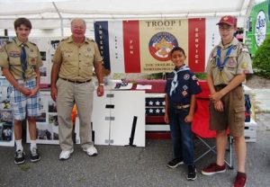 Northborough Boy Scouts at the Street Fair 