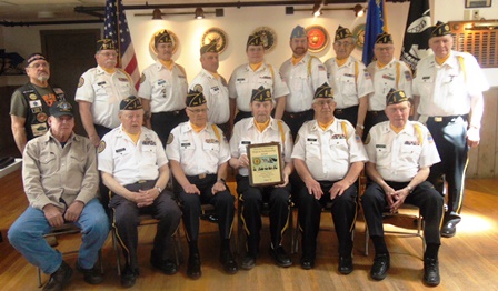 American Legion Color Guard honored by Northborough Rotary