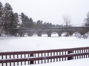 Wachusett Aqueduct in Northborough over the Assabet River Photo/Jerry Callaghan