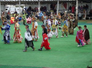 Dorian attended this Pow Wow in Browning, Mont. as part of her experience with VISIONS. (Photos/submitted)