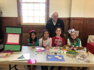 Girl Scout Troop 30652 with Fire Chief David Parenti Photo/submitted
