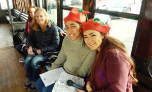 Northborough shoppers enjoy annual holiday trolley