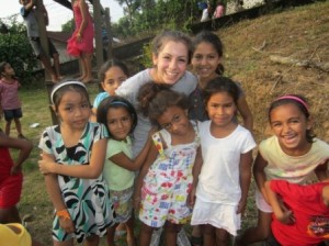 Local residents on mission in Honduras