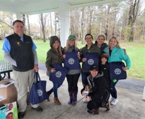 Inclement weather does not deter Northborough residents on Clean-Up Day
