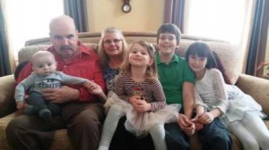 Donna and Dan McDonald with their four grandchildren Photo/submitted 