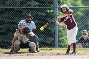 Algonquin’s Baylee Burns swings at a pitch