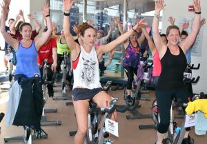 Cycling for cancer program at Boroughs Y