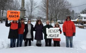 Northborough residents stand in solidarity with students