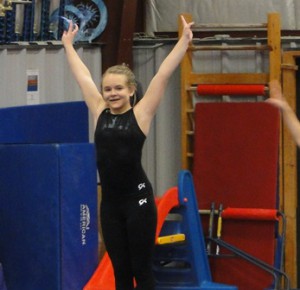 Leanne Hart training at the Gymnastic Learning Center in Shrewsbury Photo/submitted 