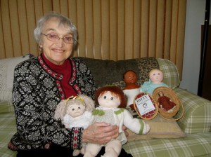 Bobbie Atherton with some of her creations. (Photo/Nance Ebert)
