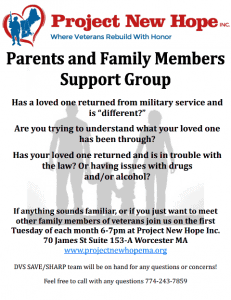 Project New Hope Parents and Family Members Support Group