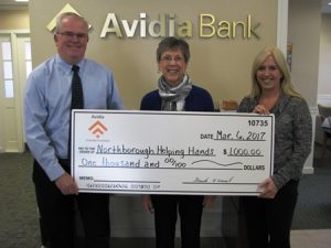 Avidia donates to Northborough Helping Hands