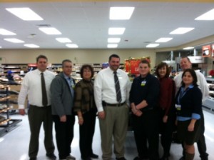 Corridor 9 Chamber of Commerce corporate member WalMart contributed to the annual food drive.